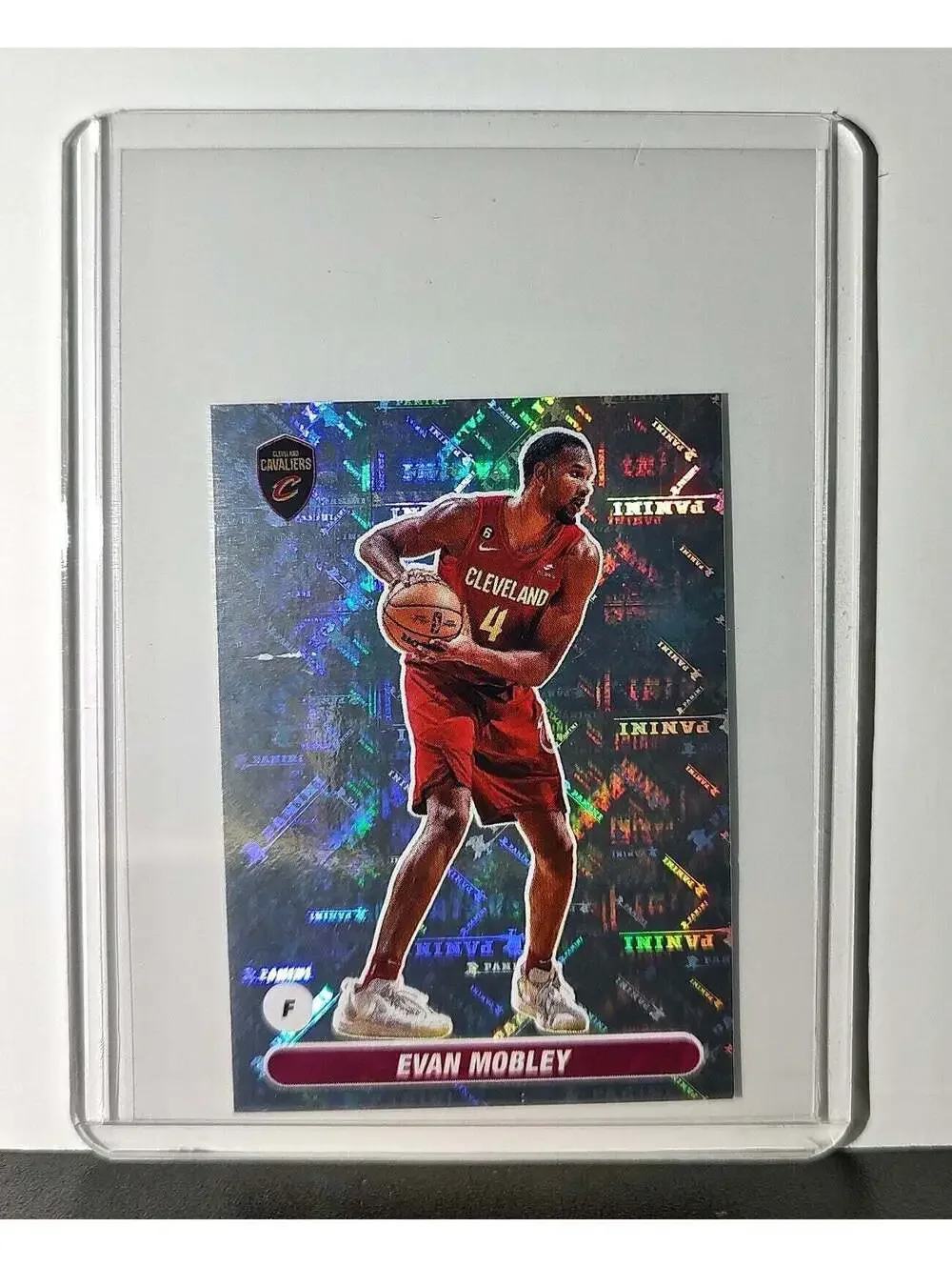 Evan Mobley 2023-24 Panini NBA #166 Foil Sticker Cleveland Cavaliers